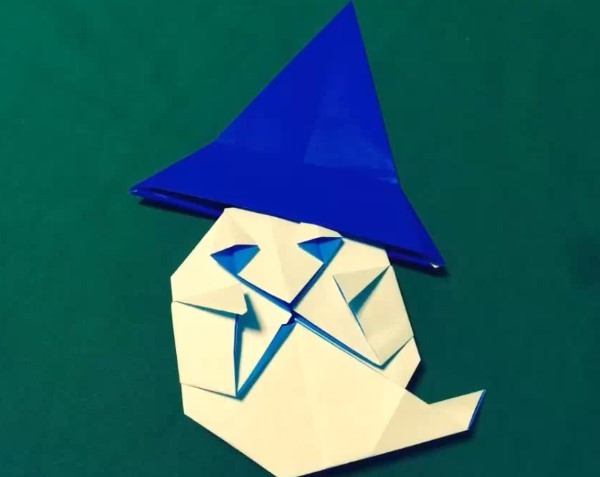 How to make origami ghosts for Halloween