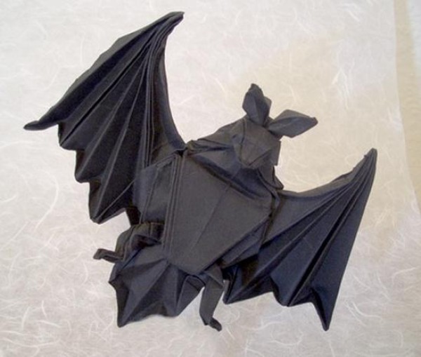 Halloween origami bat origami tutorial