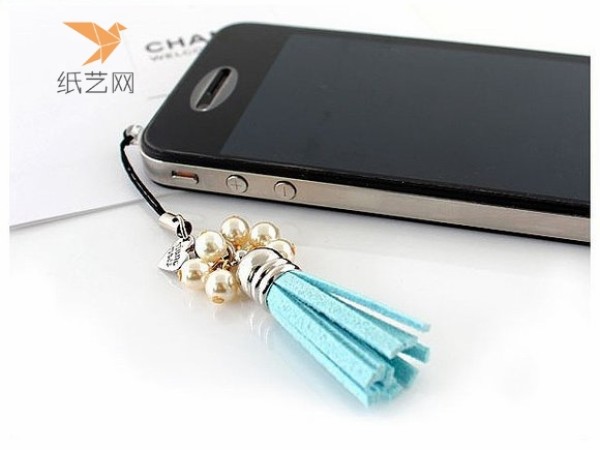 Non-woven fabric tutorial Non-woven fabric tassel mobile phone jack decorative small pendant making tutorial