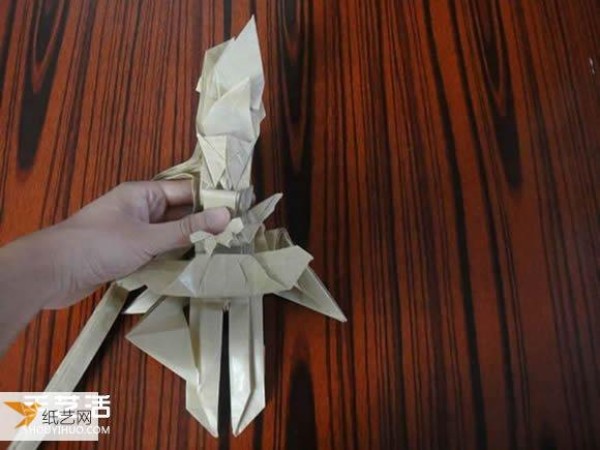 Origami tutorial for Shakugan anime character Shana