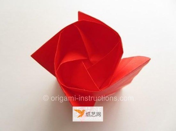 Kawasaki Rose Improved Folding Method Illustrated Tutorial