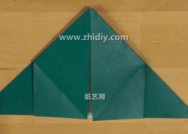 Simple origami turtle folding method