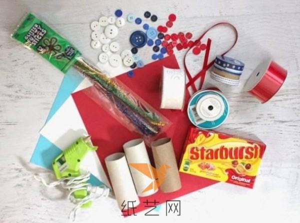 Toilet paper tube making cute candy box Children’s Day gift tutorial