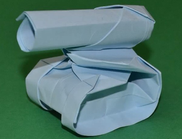 Origami armored tank origami making video tutorial