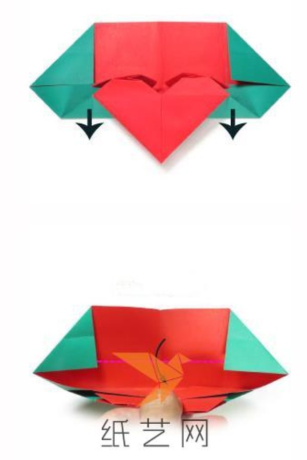 Romantic Valentines Day Gift Origami Heart with Wings Tutorial