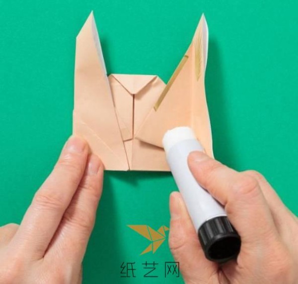 Cute origami bunny finger puppet making tutorial