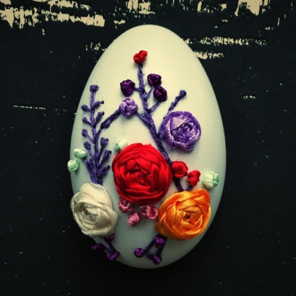 If you don’t believe me, come in and take a look! Can you embroider on eggshells?