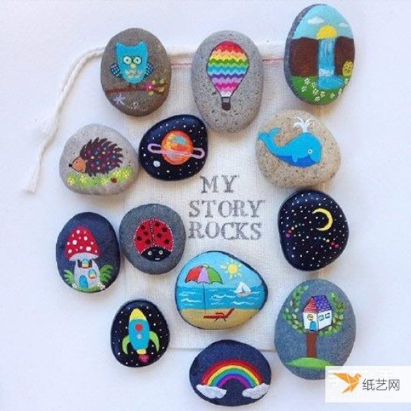 The Art of Turning Stones into Treasures Showcasing Cute Pictures of Hand-painted Pebbles