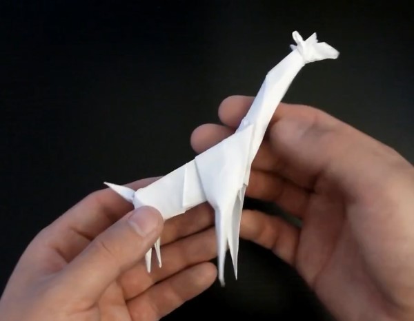 Origami giraffe new folding method handmade step-by-step tutorial