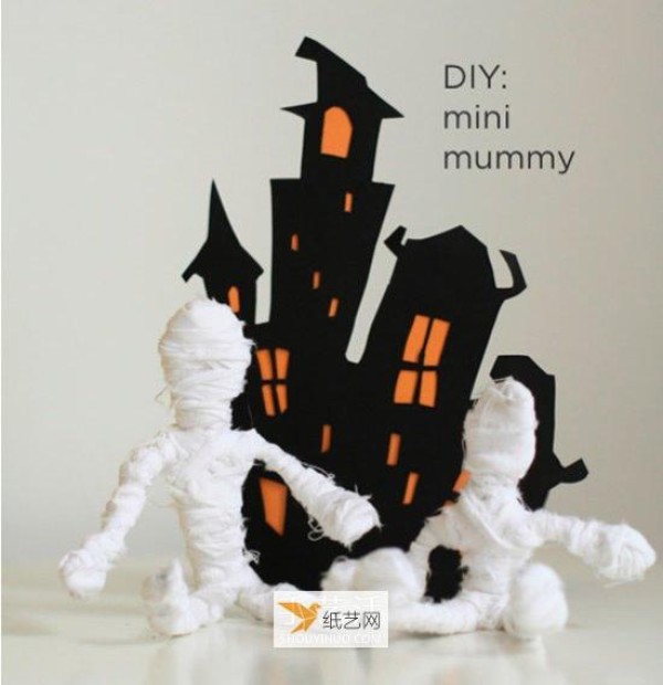 How to make a Halloween mummy easily