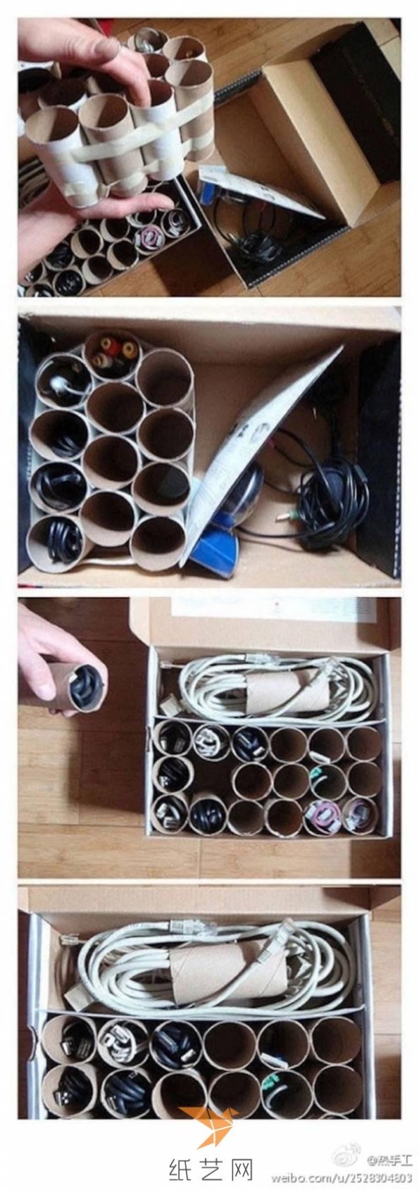 A great battle to turn waste paper tubes into treasures! (Storage)