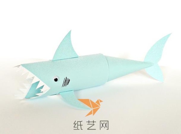 Cute little shark making tutorial for children