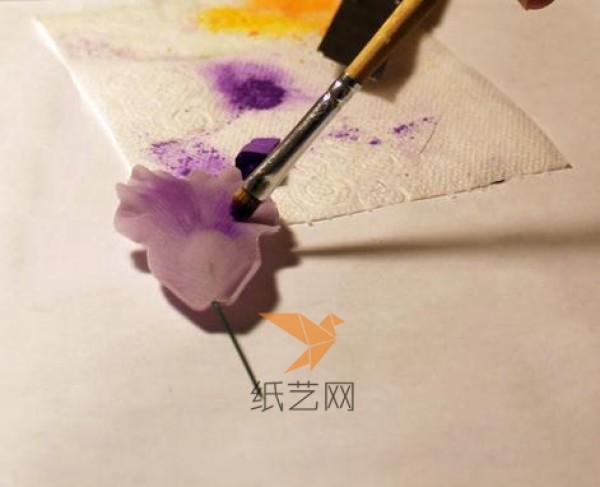 Teach you step by step how to make ultra-realistic iris flowers with ultra-light clay