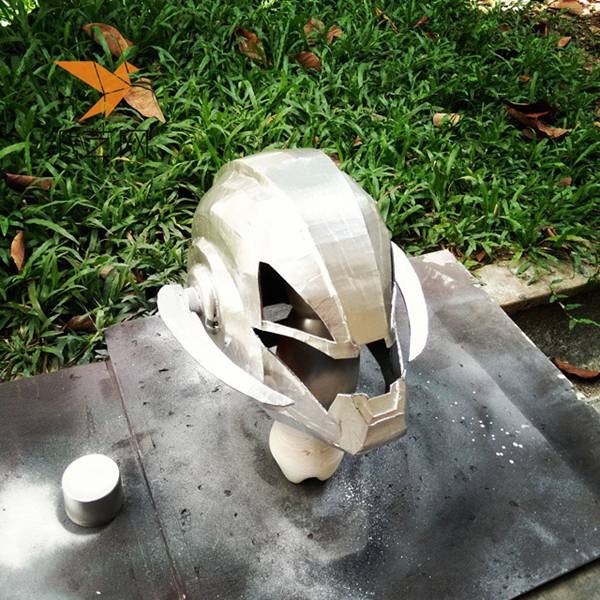 [Paper Model] Handmade paper model drawings of Ultron Mechanical Helmet