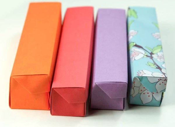 Origami video tutorial for origami pencil case