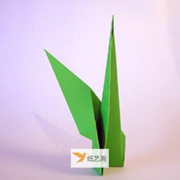 Simple bamboo shoot origami tutorial for toddlers