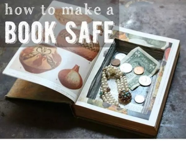 Turn waste into treasure, a storage box made of old books!