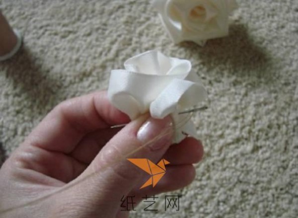 Fabric White Rose Bridal Bouquet Making Tutorial Fabric Tutorial