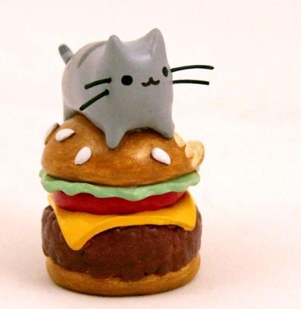 Cute Super Light Clay Hamburger Kitten Tutorial