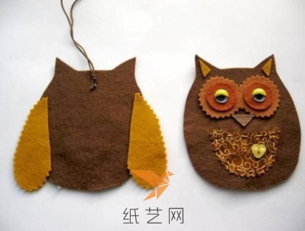 Christmas gift fabric owl making tutorial