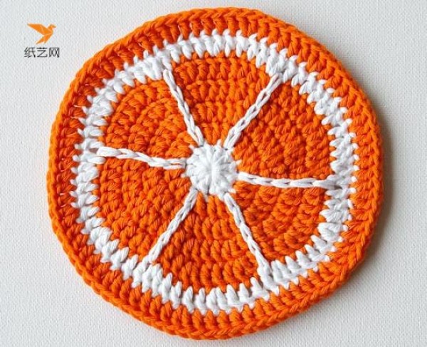 How to make a crochet fruit potholder