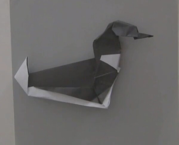 Origami duck handmade origami DIY production tutorial