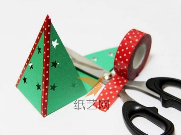 Super cute handmade paper art star Christmas candle shade DIY tutorial