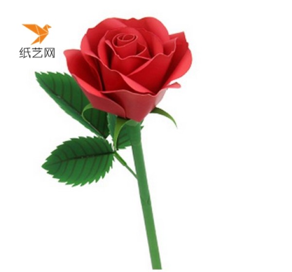 【Paper Model】Drawings and tutorials for the classic paper rose paper model