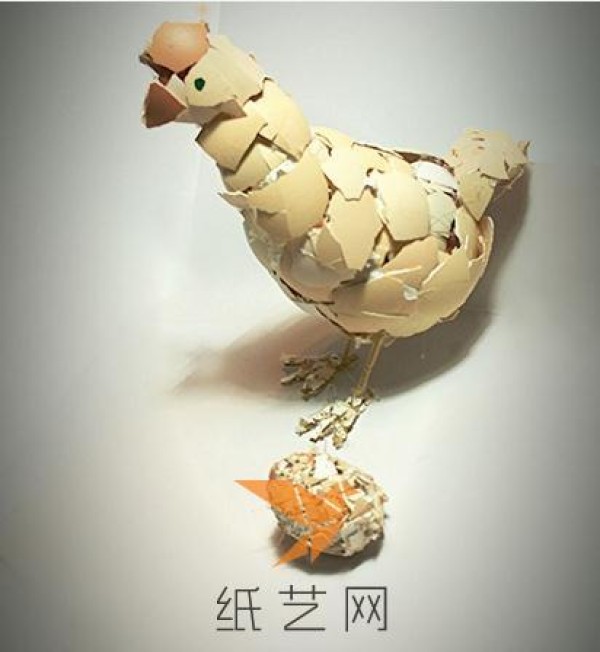 Tutorial on how to use egg shell waste to make cute chick decorations