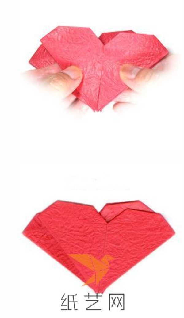 Romantic origami making tutorial for Valentine’s Day gift