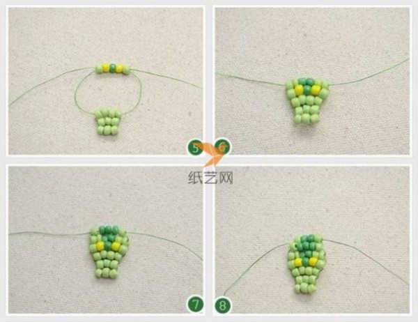 Beaded Green Crocodile Pendant Making Tutorial Beaded Tutorial