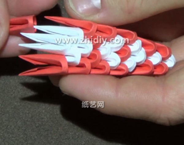 Simple origami triangle cobra handmade tutorial