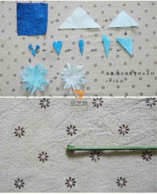 Paper Art Blue Hyacinth Making Tutorial Paper Art Tutorial