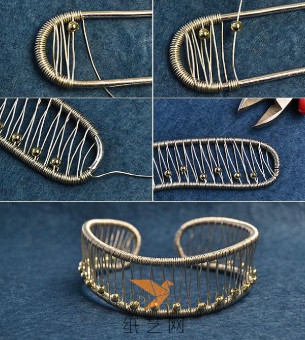 Tutorial on how to make a stylish braided wire bracelet as a Valentine’s Day gift