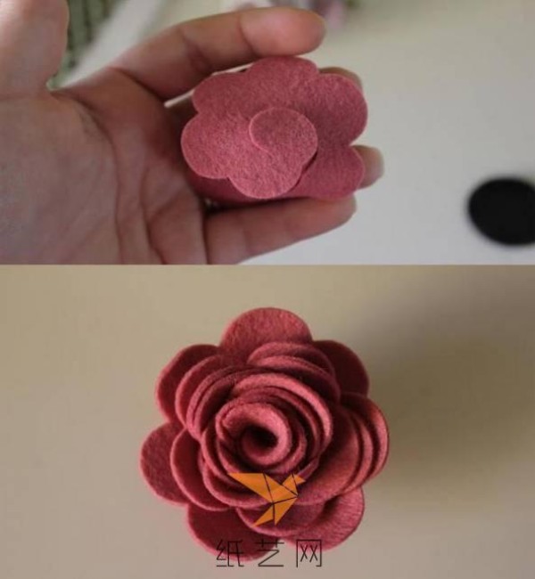 Tutorial on making beautiful non-woven flower headdress