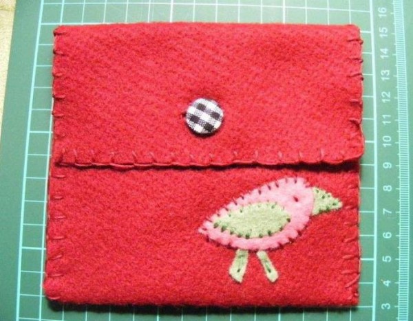 Cute handmade non-woven purse making tutorial