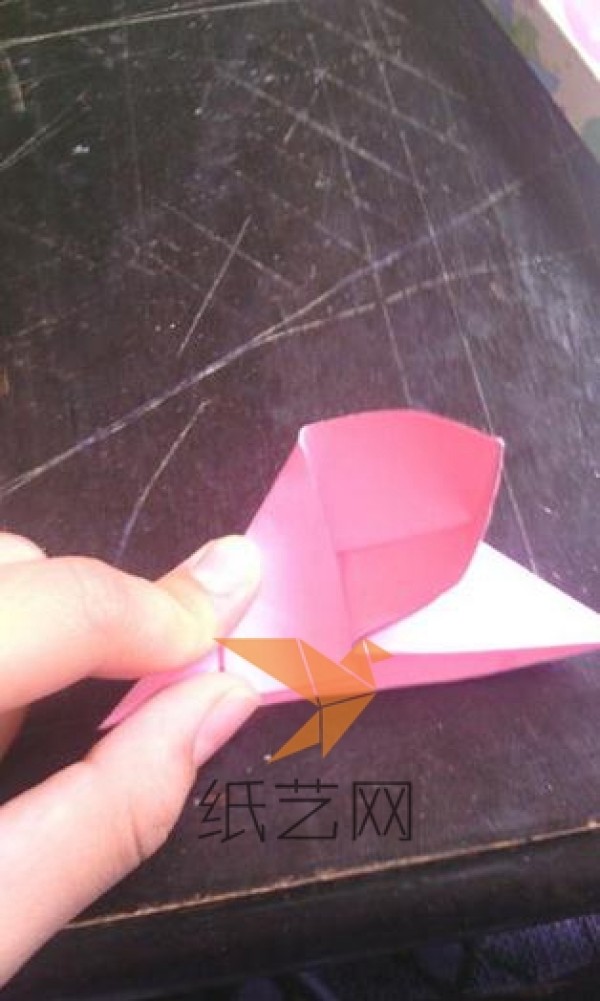 Sweet handmade origami heart bookmark making tutorial