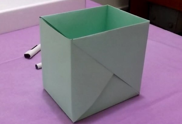 Simple origami box | Origami storage box handmade tutorial