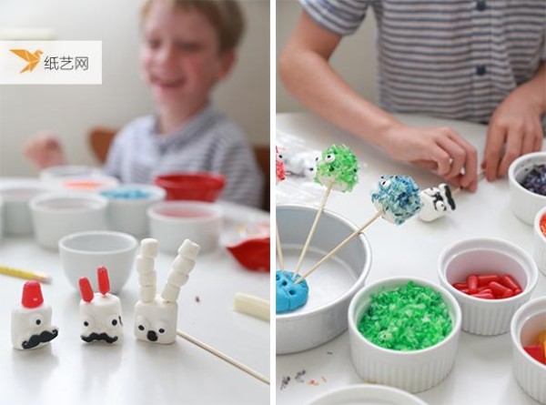 Make your own little monster marshmallows! Tutorial is coming!