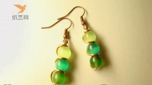 Beading Tutorial: Replace Dendrobium Pearls with Green Beads and Beaded Earrings Making Tutorial