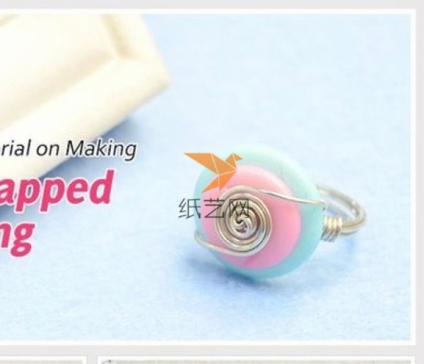 Tutorial on turning waste into treasure with a smile button wire winding ring