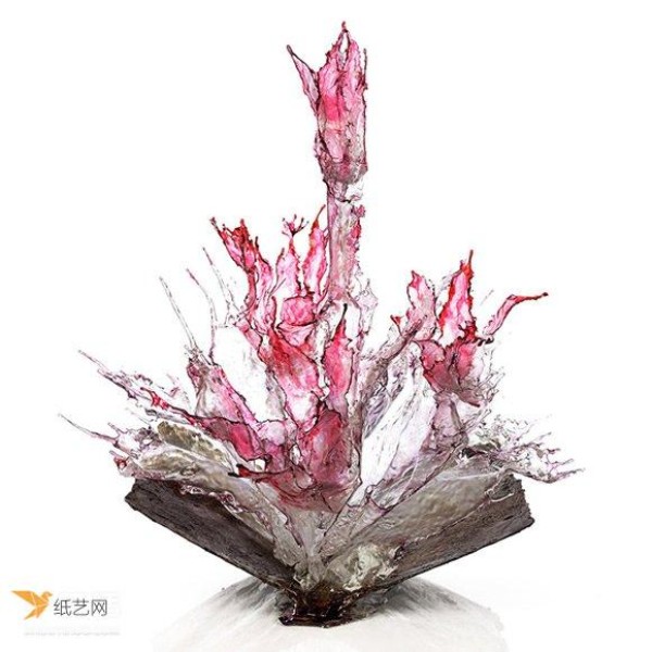 Very creative resin sculpture works: the vitality that condenses instantly after splashing