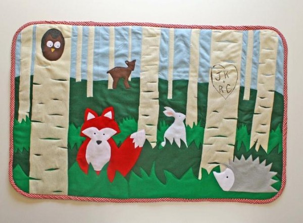 Super cute little fox in the forest mat making tutorial