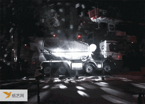 The construction site show is back! Transform a cement tanker truck into a giant disco ball