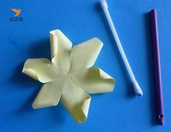 Beautiful yellow rose paper flower making tutorial