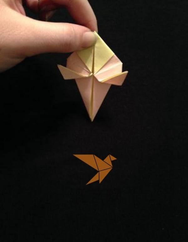 Cute origami bird making tutorial