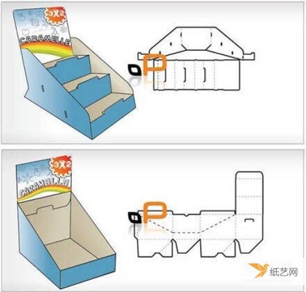 18 ways to manually fold paper packaging boxes with printed drawings