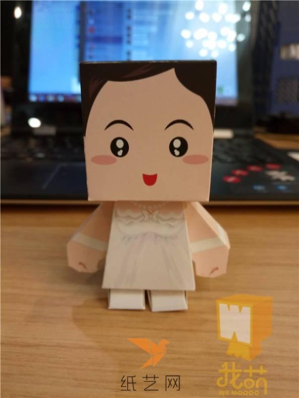 I'm cute - wedding 3d paper craft tutorial