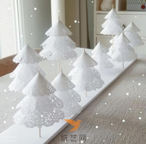 Christmas handmade beautiful and romantic paper art Christmas tree making tutorial