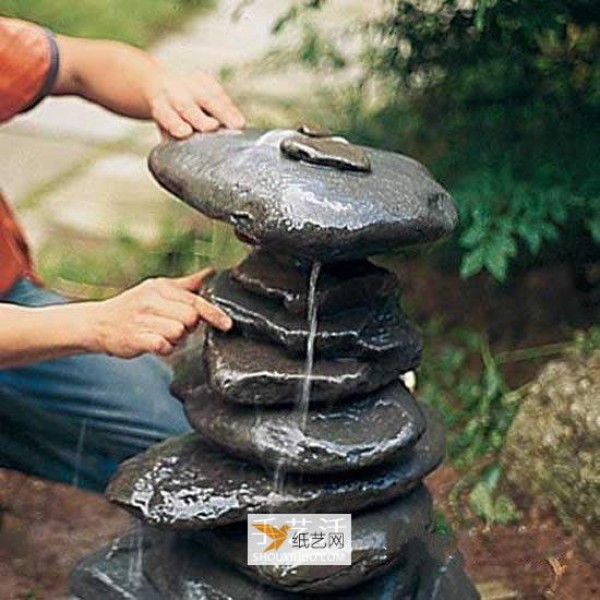 How to make a DIY garden drip fountain